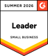 G2 Award Badge: Grid Leader (Small Business)